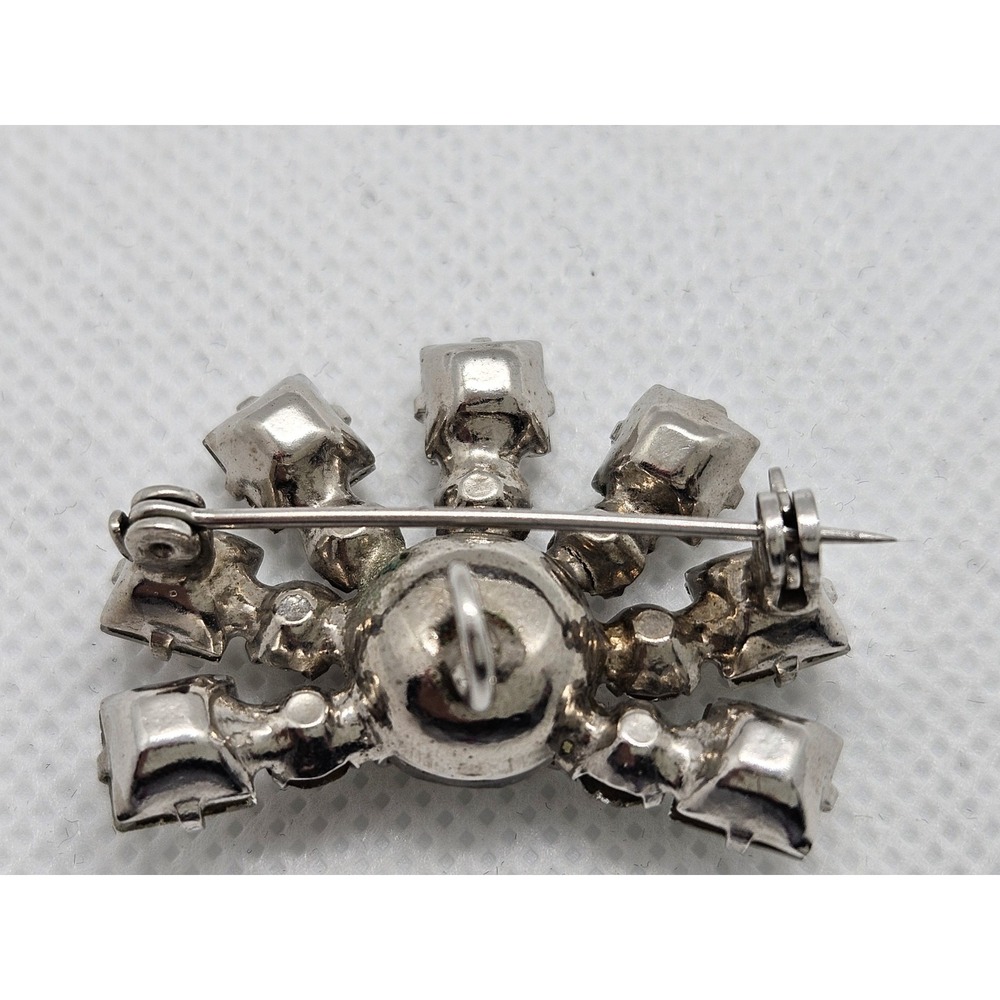 Vintage Rhinestone Brooch Pendant‎ - Picture 5 of 7